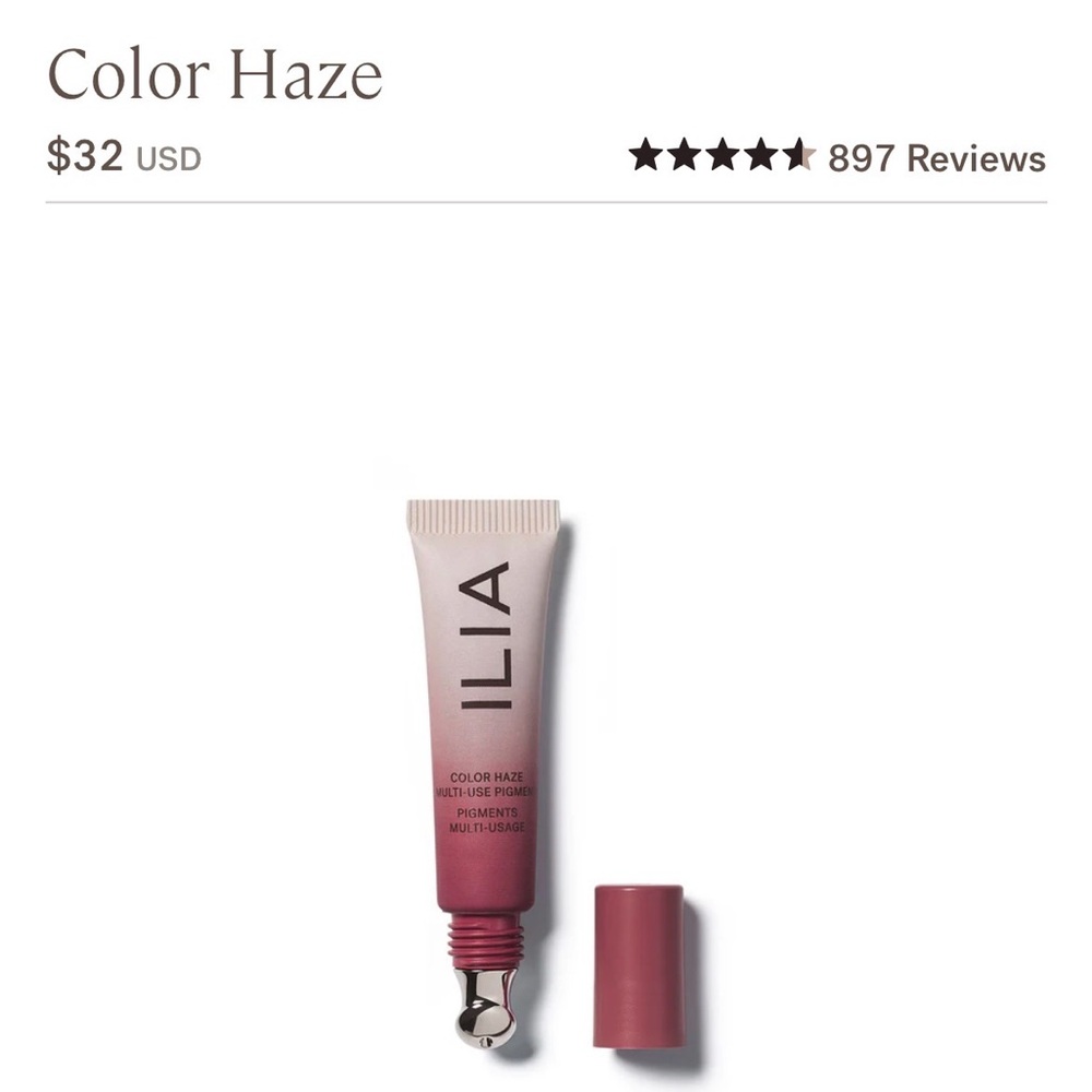 ILIA Color Haze Multi-Use Pigment - Mauve Rose
